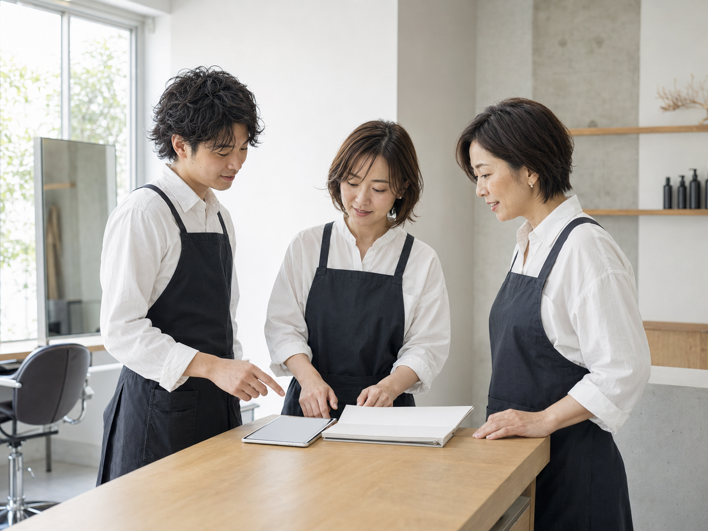 CAREERで働くスタッフの様子