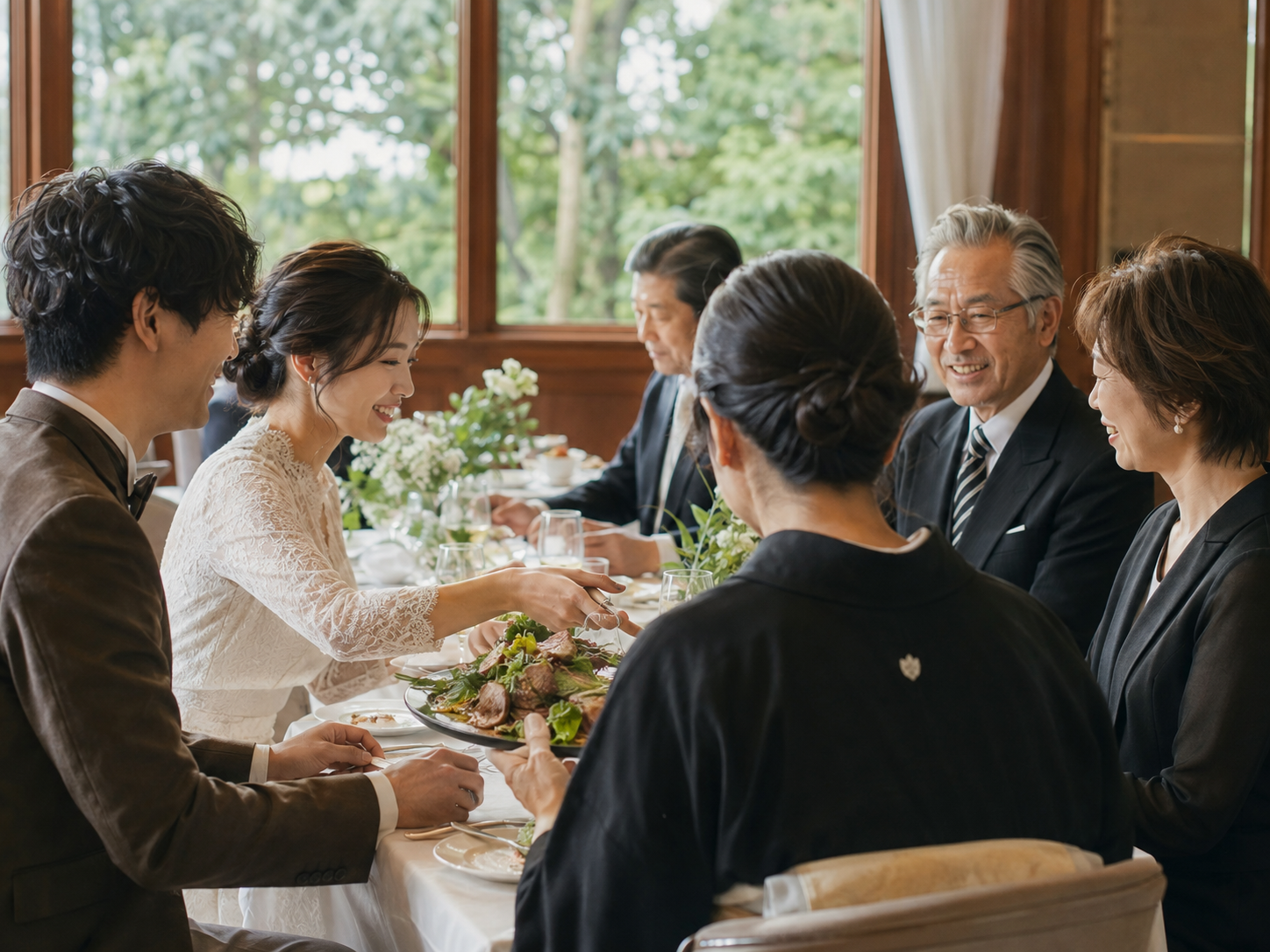 家族婚プランの様子